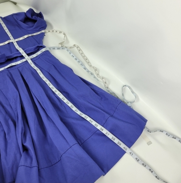 Ashley Stewart 100% Cotton Dress With Full Skirt Sz 12 NWOT - Picture 14 of 15